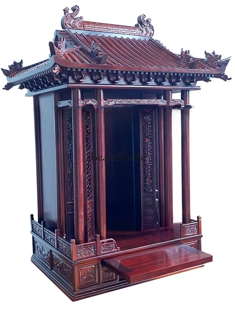 

Palace-style roof casket incense camphor wood for custom-made
