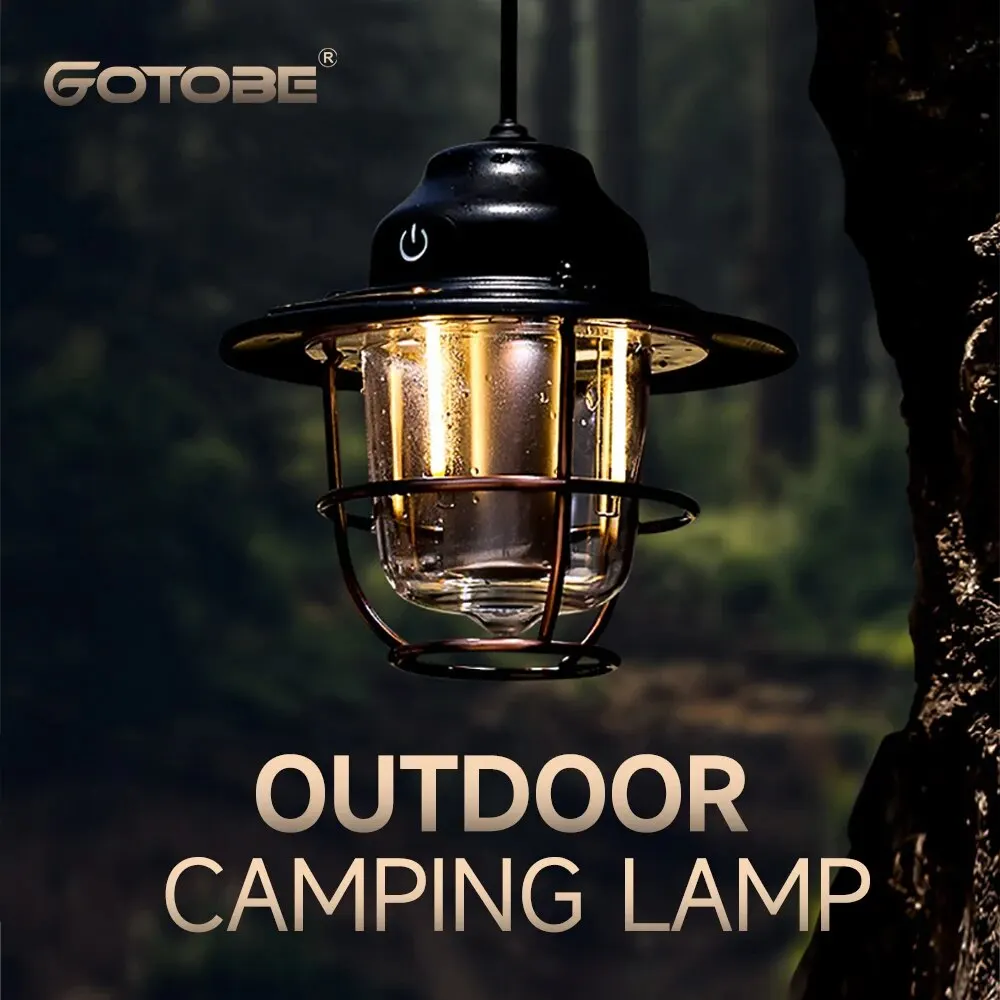 1200mAh Mini Rechargeable Led Camping Portable Lantern Light Outdoor IPX4 Waterproof Canp Lamp Fishing Travel Lights