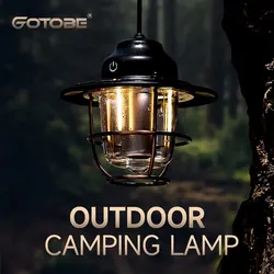 1200mAh Mini Rechargeable Led Camping Portable Lantern Light Outdoor IPX4 Waterproof Canp Lamp Fishing Travel Lights