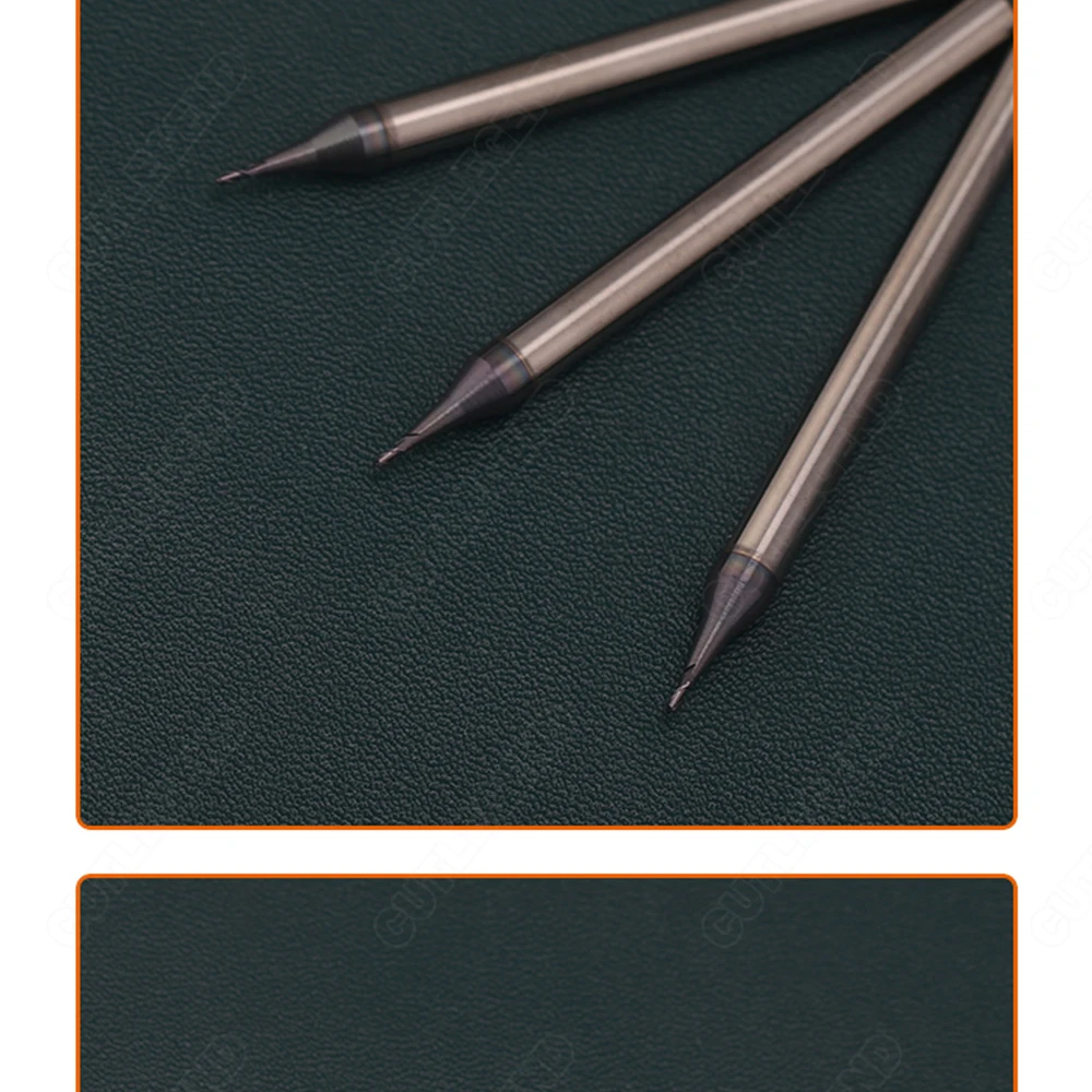 Mikro-Hartmetallfräser 0,2 0,3 0,4 0,5 0,6 0,9mm Mini Kleiner Durchmesser Mikro-Kugelfräser R0,15-R0,45 CNC-Werkzeug – Detail 10