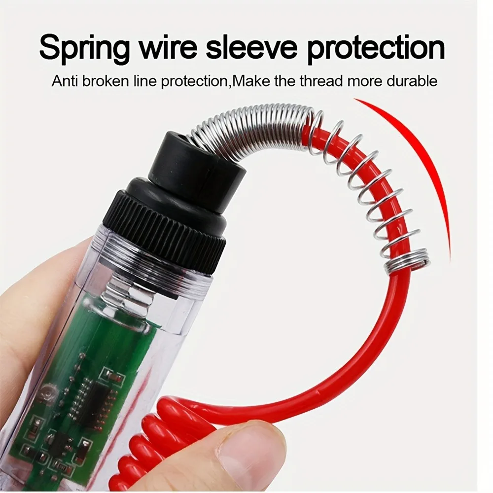 قلم كشف جهد السيارات ، إصلاح أعطال السيارات ، اختبار الدوائر ، الإضاءة الخلفية الرقمية ، اختبار التحقيق التشخيصي #4