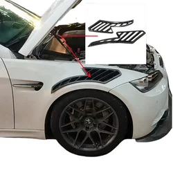RS Style M3 Carbon Fiber Car Front Fender Vents Trims Designed For The BMW M3 E92 E93 2Dr