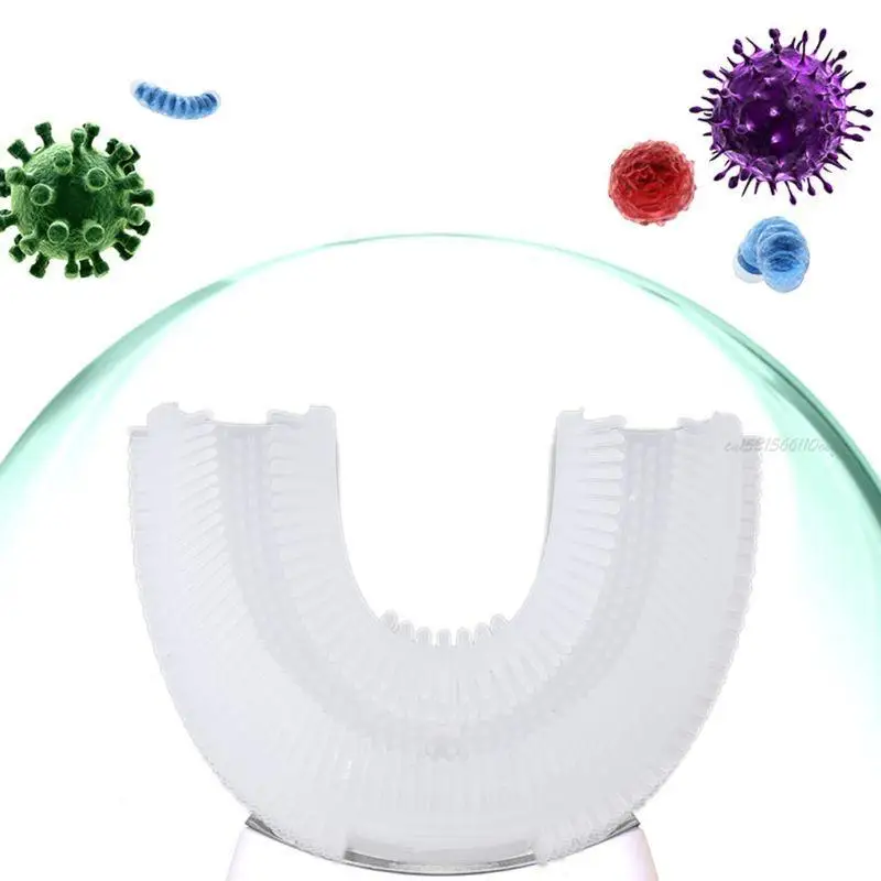 27RB U Shaped Ultrasonic Electric Toothbrush Replacement Heads Silicone