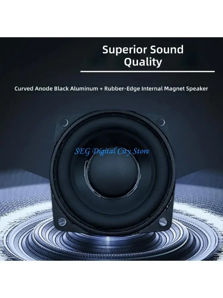 U75B Powerful 30W Bass Speaker Neodymium Magnets Speaker Driver Rubber Surround