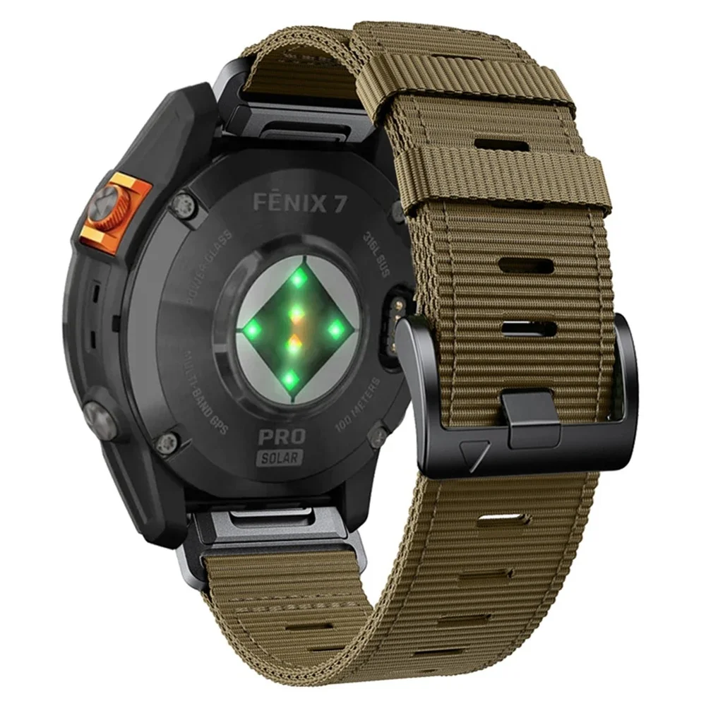 22mm 26mm Nylon Band For Garmin Fenix 7 7X 6X Pro/Epix Pro Gen 2 51mm 47mm Braided Strap For Garmin Fenix6 6X 5 5X Plus Enduro 2 image 2