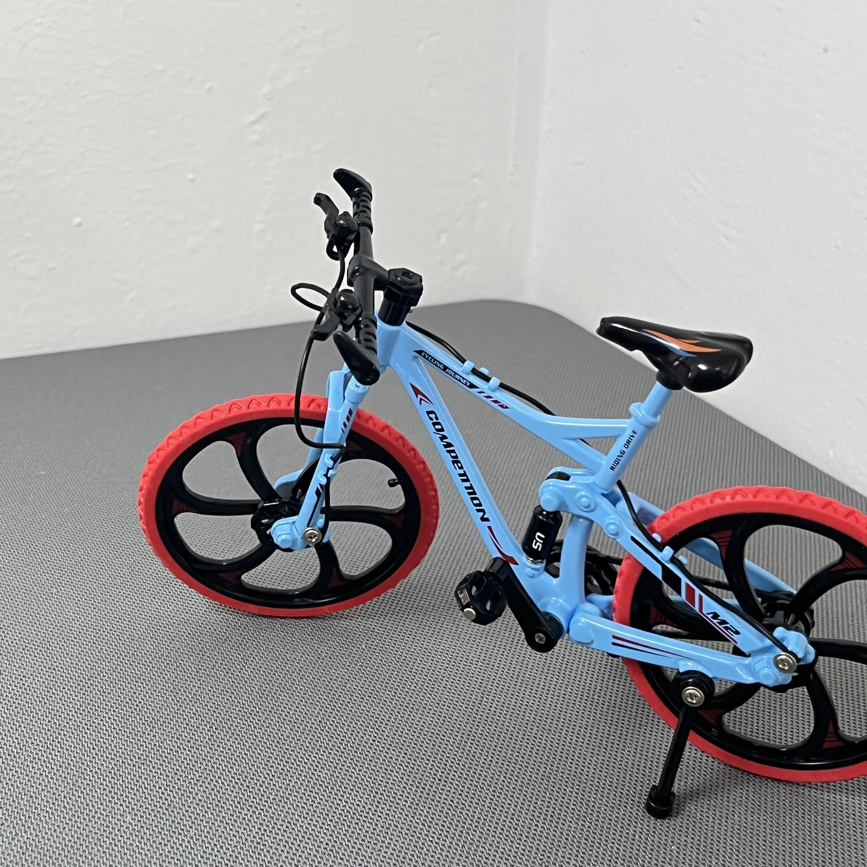 ミニ合金自転車モデル,男の子用,DIY,金属製マウンテンバイク,bmx,シミュレーション玩具,ギフト,1:8