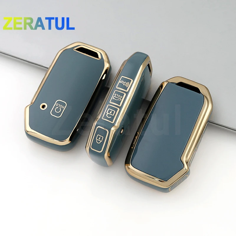 5 Button TPU Car Key Case Cover Auto Shell Fob Holder for Kia Telluride Telluride SX 2021 Sportage R 2022 2023 K5 GT Line Seltos