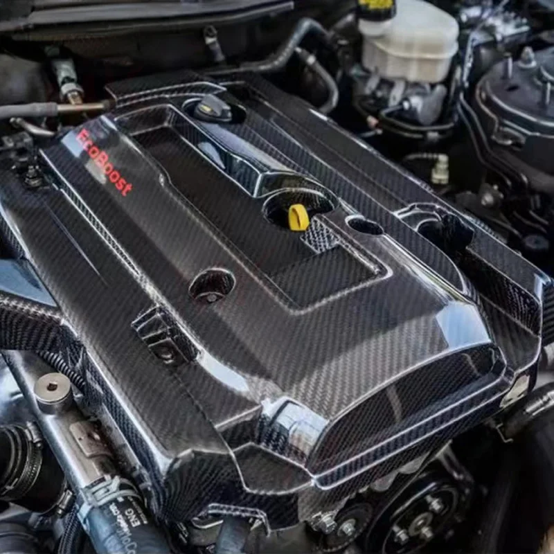 

Suitable for Ford Mustang Carbon Fiber Engine Cover 2015-2023