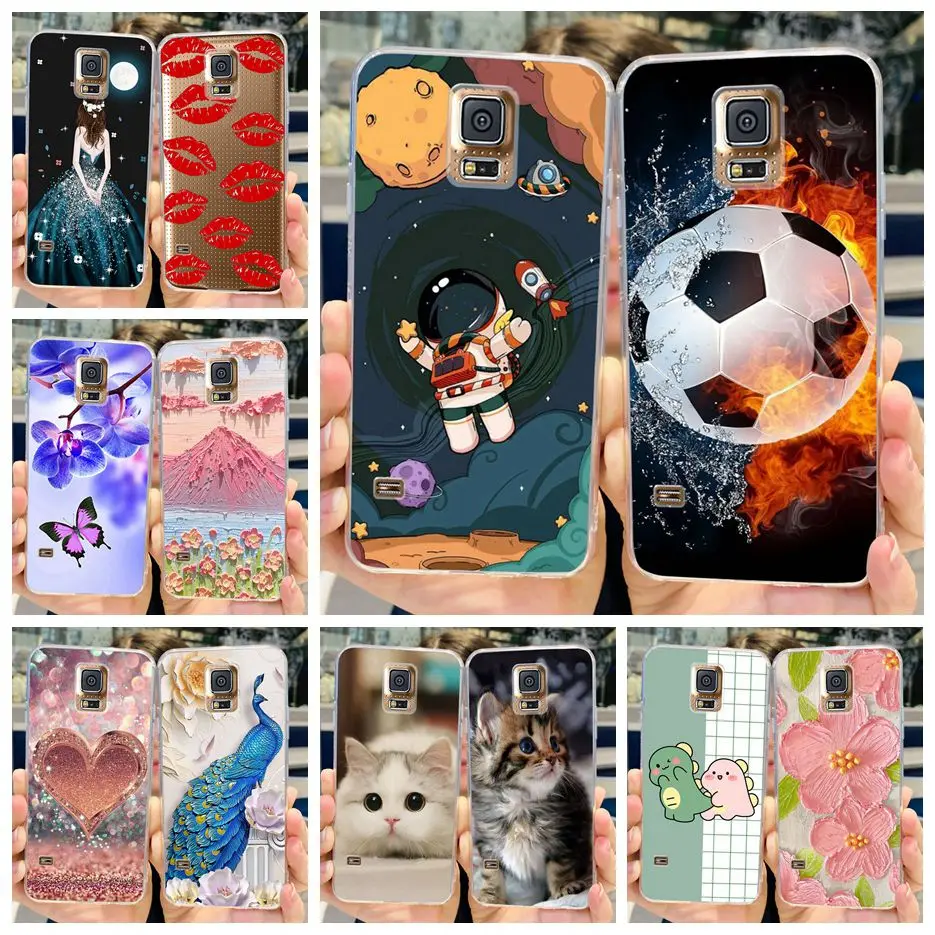 Para samsung galaxy s5 caso SM-G900F g900i g900m elegante pintado capa de telefone de silicone macio para samsung s5 s 5 galaxys5 escudo