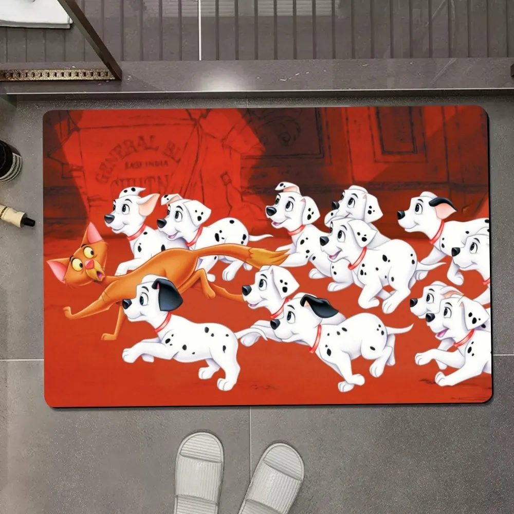 Disney 101 Dalmatians Floor Mat Anti-Slip Kitchen Bedroom Handmade Tufted Rug Carpet Living Room Entrance Rug