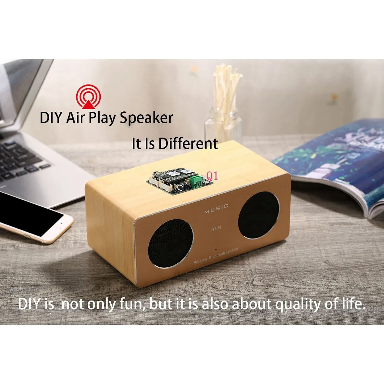 

2 In 1 Wifi Bluetooth Hifi Bluetooth 5.0 Audio Receiver Board Module Audio Receiver