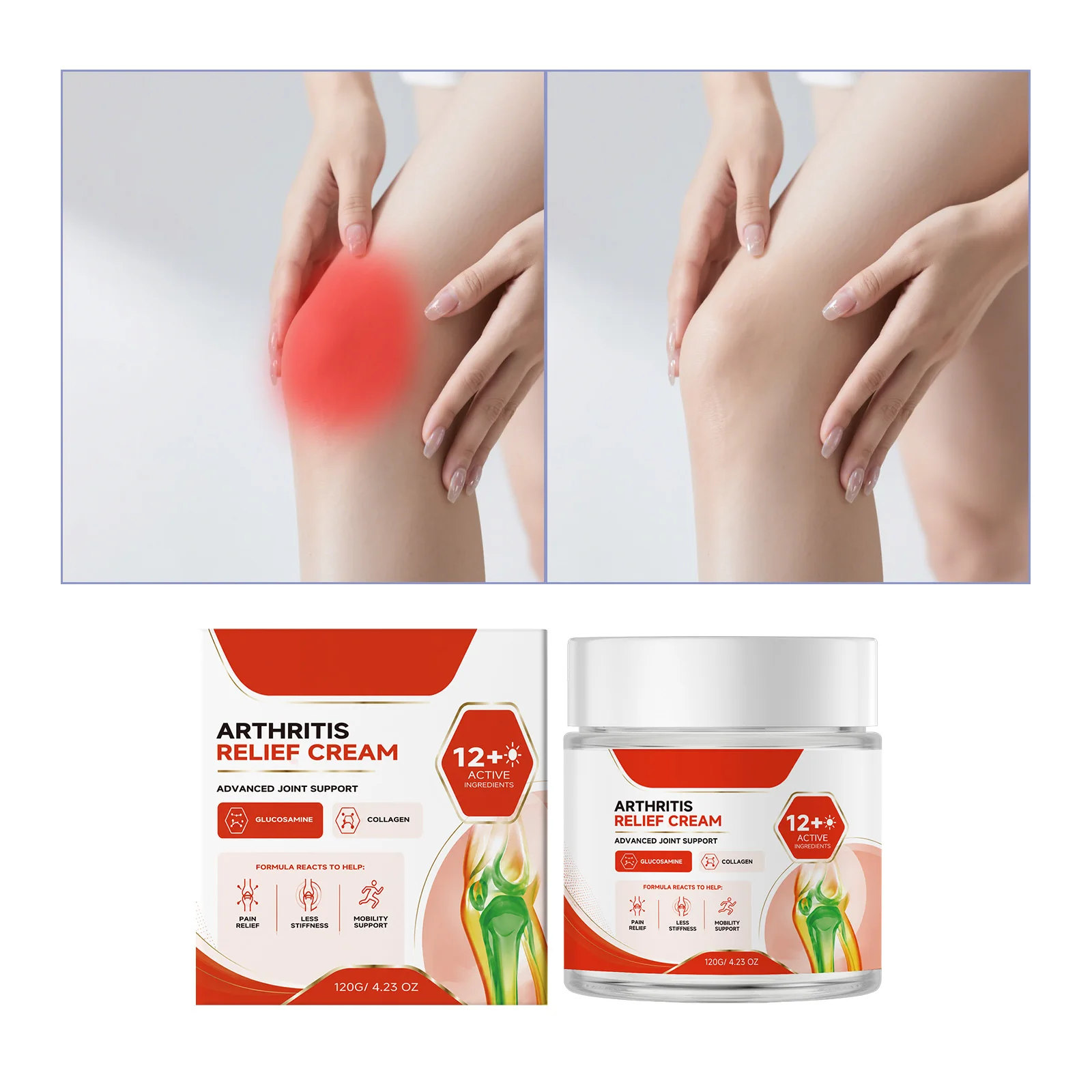 Joint Comfort Cream - Gentle, Moisturizing, Cooling, Breathable and Lightweight for Daily Elbow, Shoulder, Neck and Knee Care