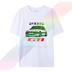 205 Gti Rally Racinger Soft Cotton T-Shirt WRC white black grey red trousers tshirt suit hat pink RETRO VINTAGE Classic