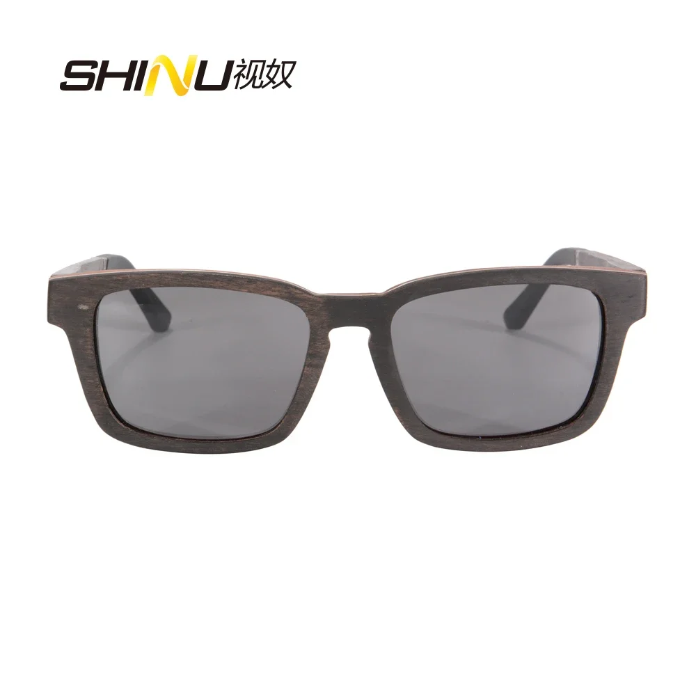 SHINU Men's glasses nature wooden eyewear wood hand made prescription glasses myopia blue light computer glasses customized