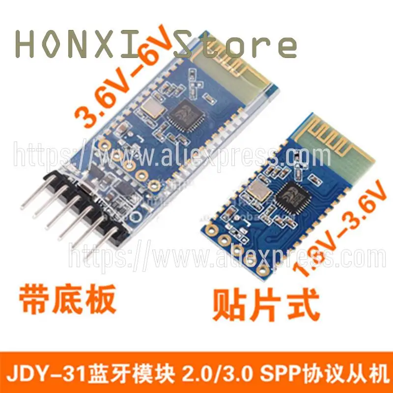 

1PCS JDY-31 SPP protocol android bluetooth module 2.0/3.0 HC-05/06 JDY-30