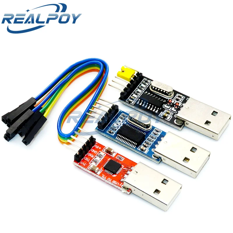 3pcs/lot =1PCS PL2303HX+1PCS CP2102+1PCS CH340G USB TO TTL for arduino PL2303 CP2102 5PIN USB to UART TTL Module