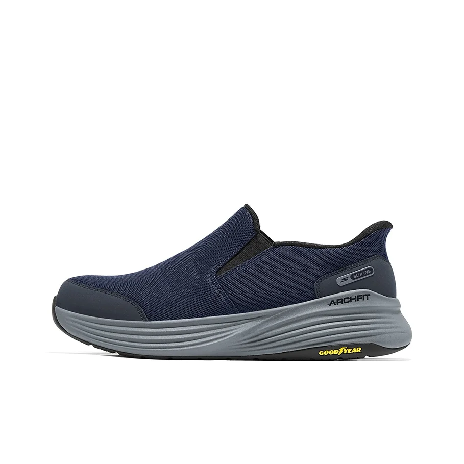 Skechers Go Walk Stability 2.0 Slip on Flash Shoes Cushioning Slip Resistant Support Lightweight Low top Casual Shoes 217000-NVY