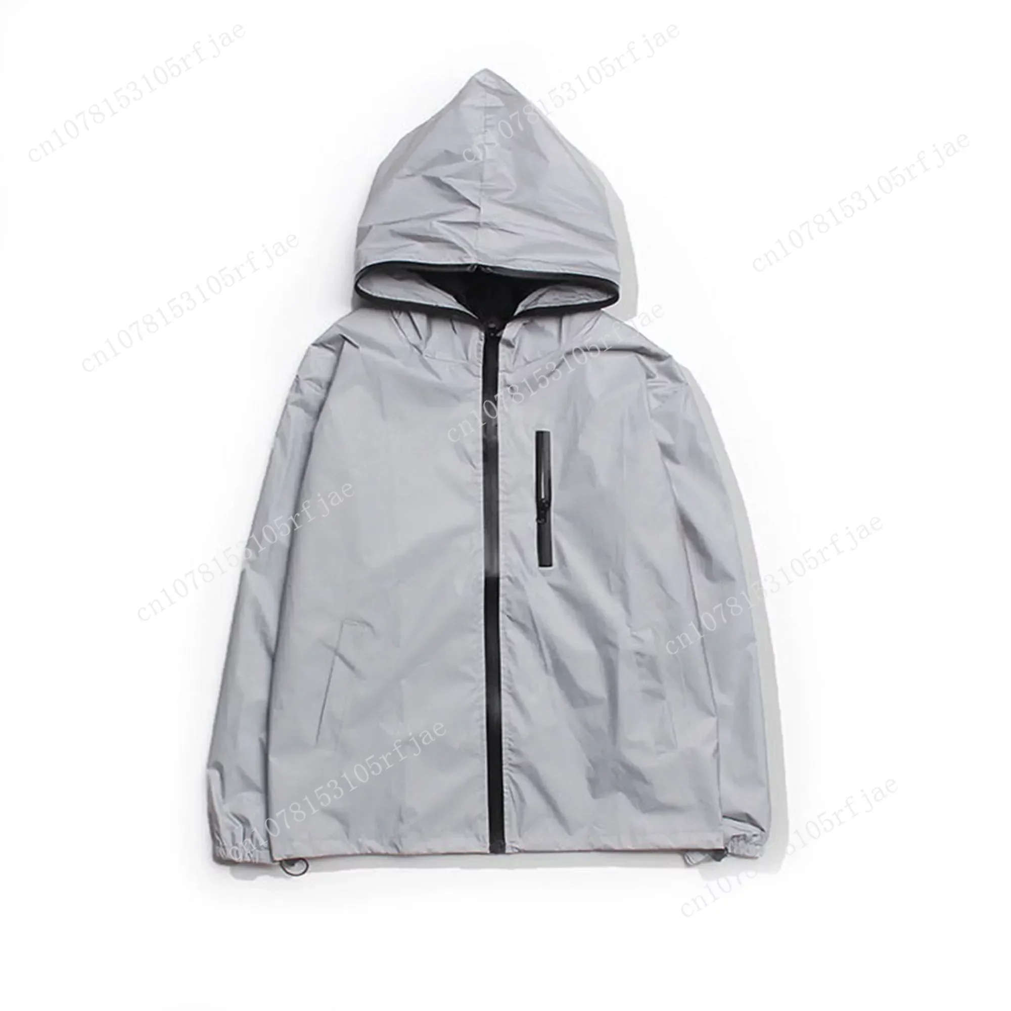 Candy Crush Saga Reflective Jacket Mens Womens Coat Hooded Windbreaker Run Pocket Jackets Cycling Hiking Zipper Custom Hoodie