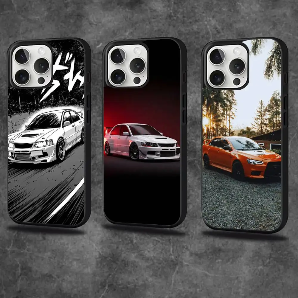 

J-JDM Car E-Evo Phone Case For iPhone 17,16,15,14,13,12,11,Pro,Max,Plus,Mini,SE4,E Magnetic Magsafe Wireless Charging