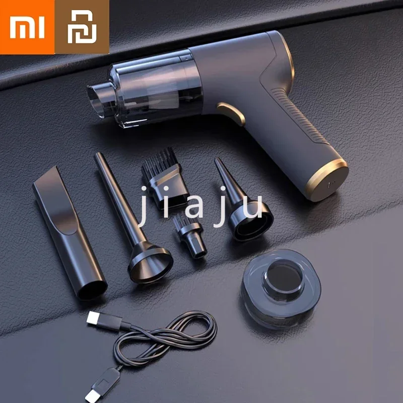 

Xiaomi Youpin Car Vacuum Cleaner Powerful Cleaning Machine Strong Suction Handheld For Car Home Portable Wireless Cleaner New