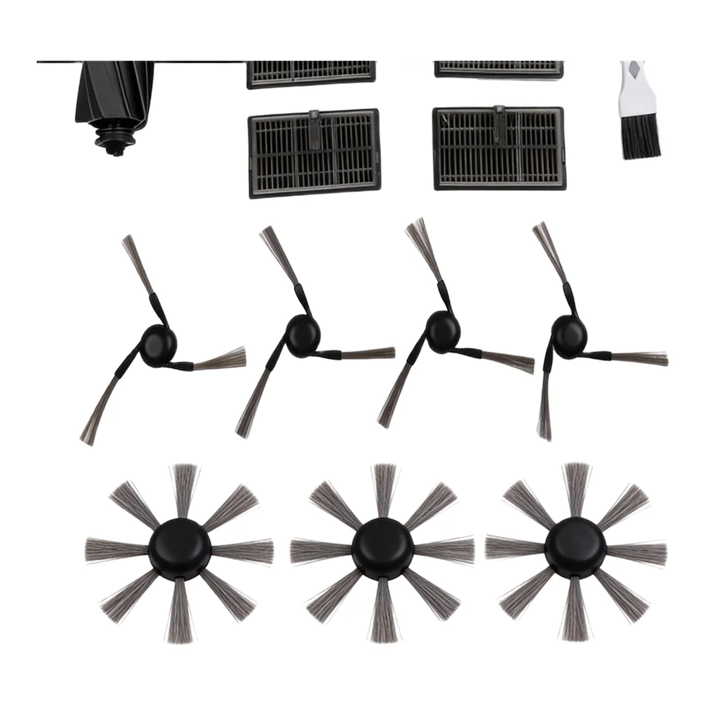 Long Term Maintenance Set for Mova E40 Ultra Robot Vacuum with Multi Layer Dust Bags HEPA Filters and Brush Rollers