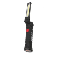 [Built-in 18650 Battery] Bikight COB LED Multi Function Folding Work Light Set USB Rechargeable LED Flashlight Mini Torch USB Ca