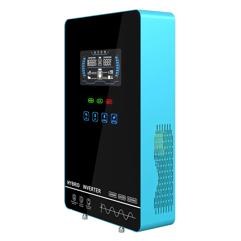 Brazil Stock Newest 6.5KW Hybrid Solar Inverter Built-in 130A MPPT Solar Charger Battery 48V to 230V AC Output WIFI Optional