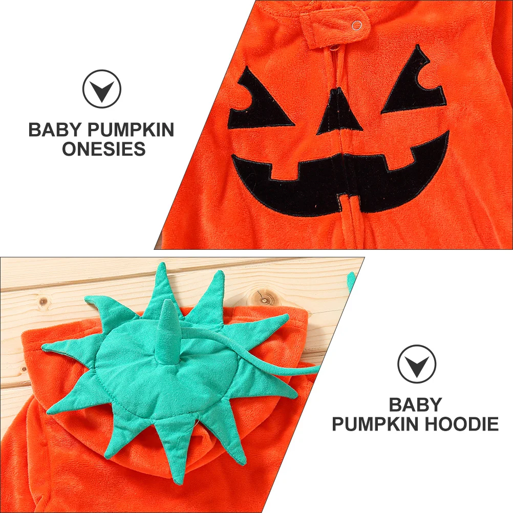 

Pumpkin Baby Pajamas Cotton Sleepwear Hoodies Kids Toddler Halloween Costume Newborn Girl Pumpkin Suit