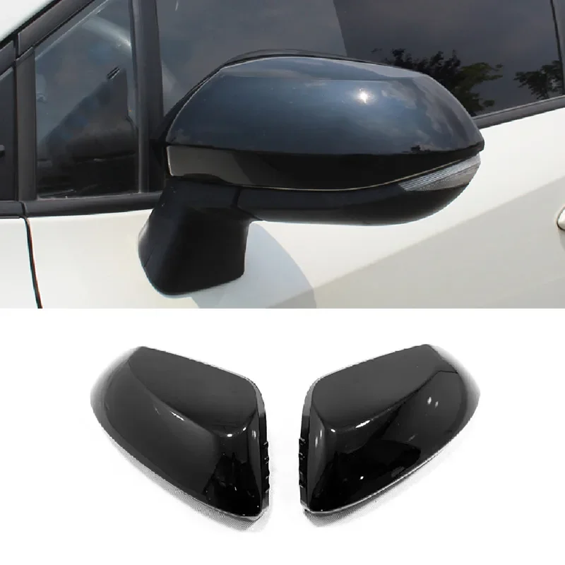 For Toyota YARIS Cross 2021 2022 Accessories Car Side Door Rear View Mirror Decor sticker Cover Protector Styling 2pcs