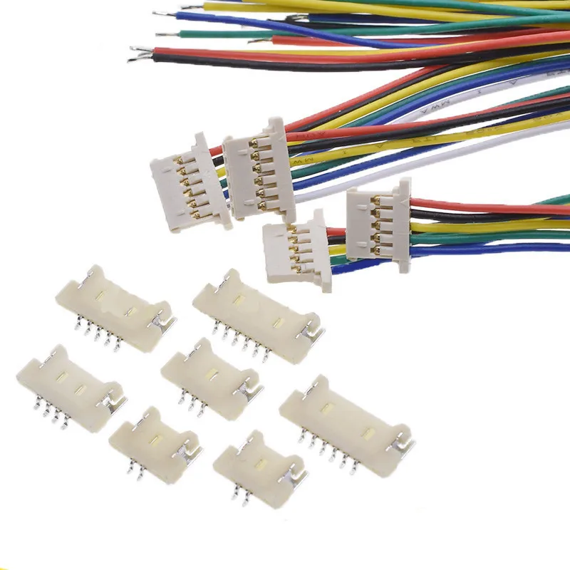 10PCS Ultra-thin 1.25mm MOLEX SMD Horizontal Housing Holder LCD Connector 2p 3p 4p 5p 6p MX1.25 A1254 51146 Length 15cm