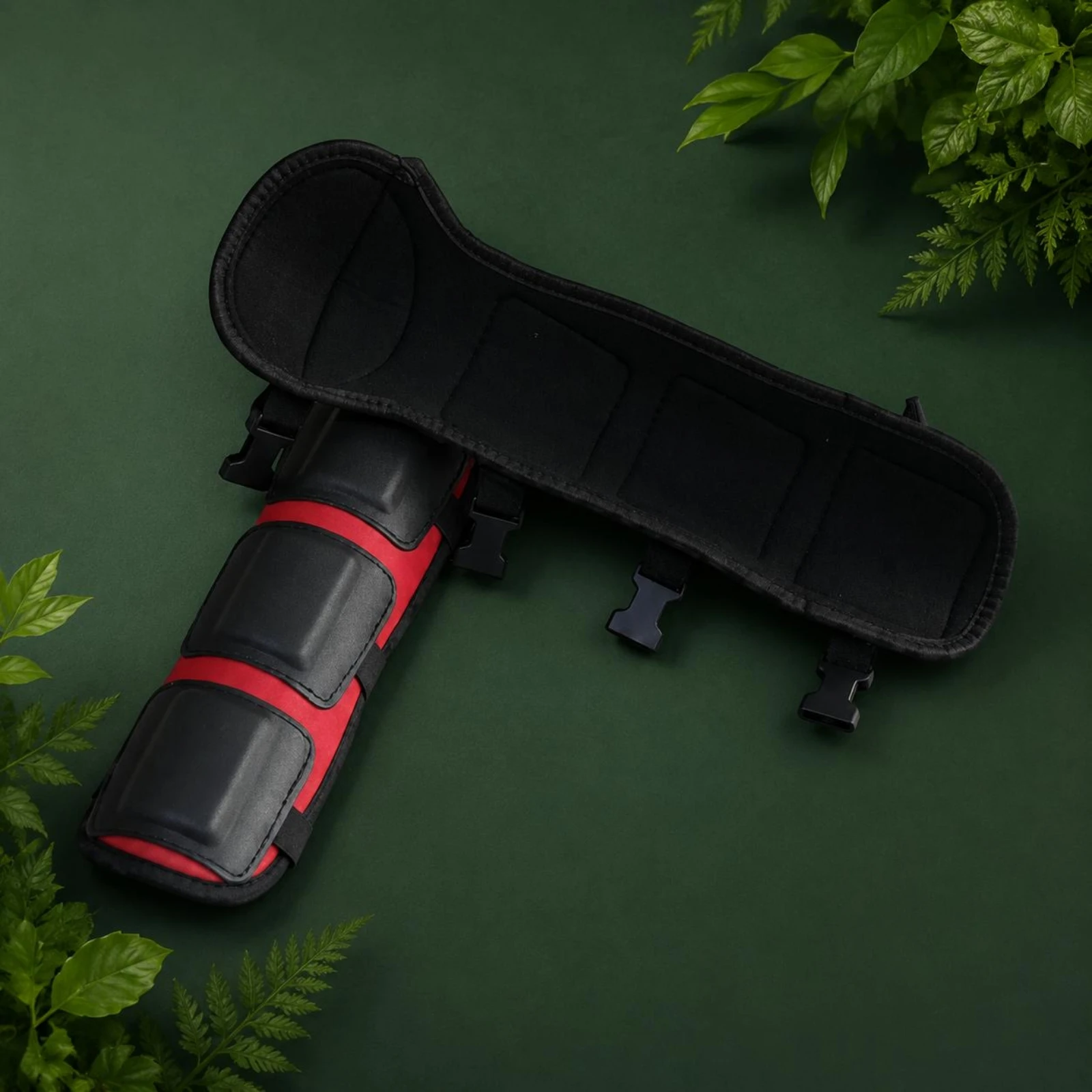 Grass Trimmer Knee Guard Shock-Resistant Grass Cutting Leg Pad Work Safety Gear Adjustable Straps for Lawn Care