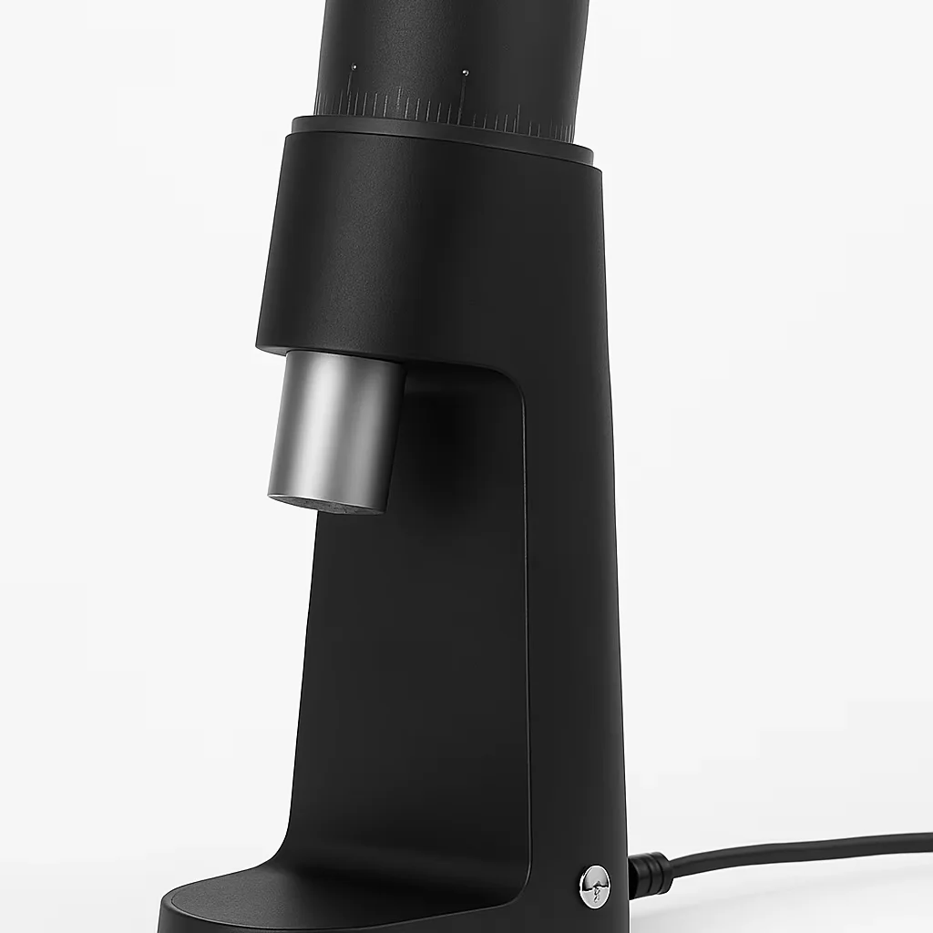 Easy Operation High Professional Electric Coffee Grinder Stainless Steel 48mm Conical Burr Stepless Adjustment for Home Office