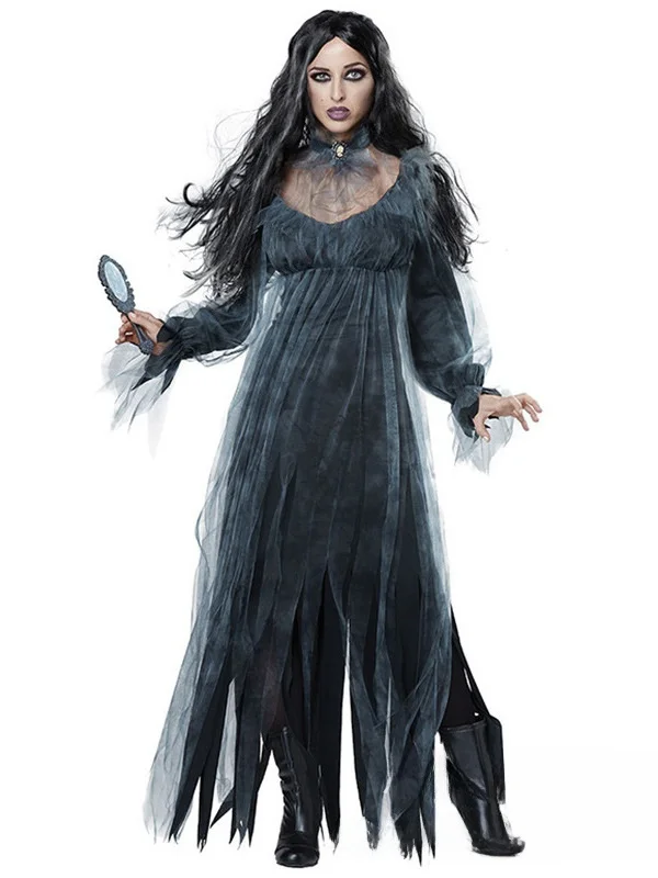 

Halloween Costume Ghost Bride Witch Game Suit Women's Traditional Ethnic Stage Performance Clothing Chinese Manufacturer