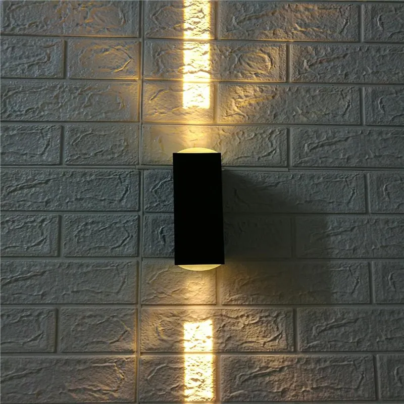 Roukeymi ao ar livre lâmpadas de parede led luz ao ar livre casa decoração luzes de parede à prova dcreeágua cree15degree/60 egree led varanda jardim