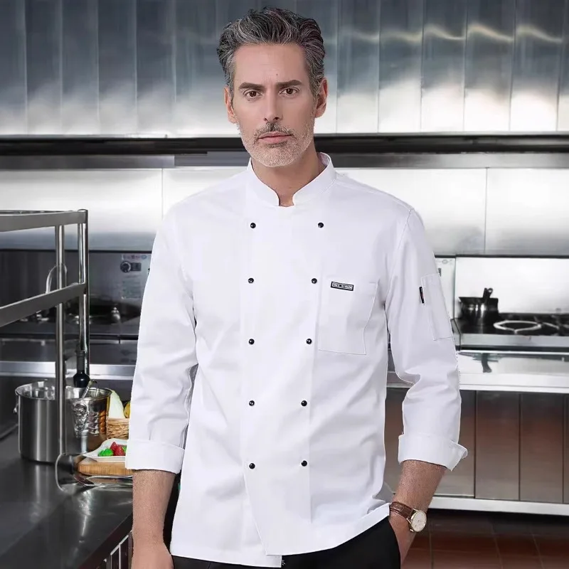 

Униформа для поваров: летняя тонкая рабочая одежда с длинным и коротким рукавом для ресторанов, отелей, кухонь – прочная и удобная