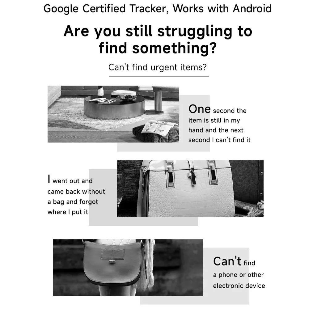 ワイヤレス充電ウォレットトラッカーカード IP68 薄型ウォレット紛失防止デバイス Google Find Hub GPSロケーター Google GPSトラッカー Android対応