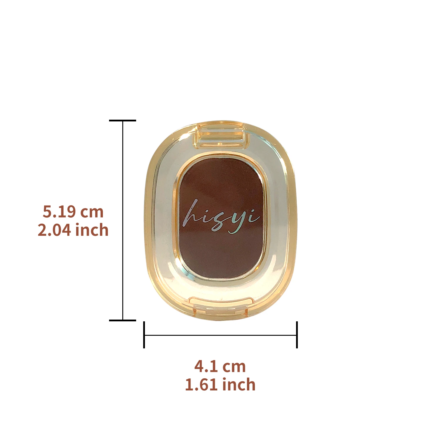 Set di palette di ombretti gotici marroni fumosi opachi: con ombretti monocolore in seta brillante, portatili e di lunga durata.