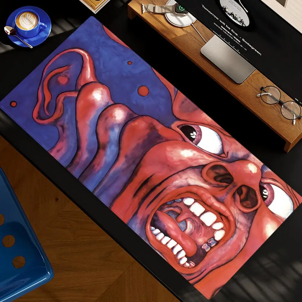 K-King Mouse Pad Crimson XXL Computer Accessories Large Keyboard Laptop Table Pad The Band New Product Gamer Gaming