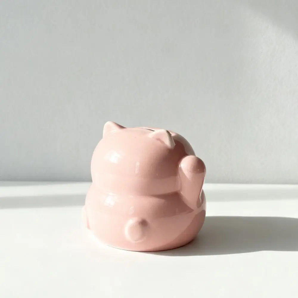 

Набор керамических вилок для фруктов в стиле Ins с мультяшным котом, однотонные, с удобным захватом, для дома