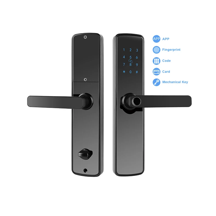 

001 New Arrival Intelligent Digital Door Lock Fingerprint Password TTlock Smart Lock for Smart Home