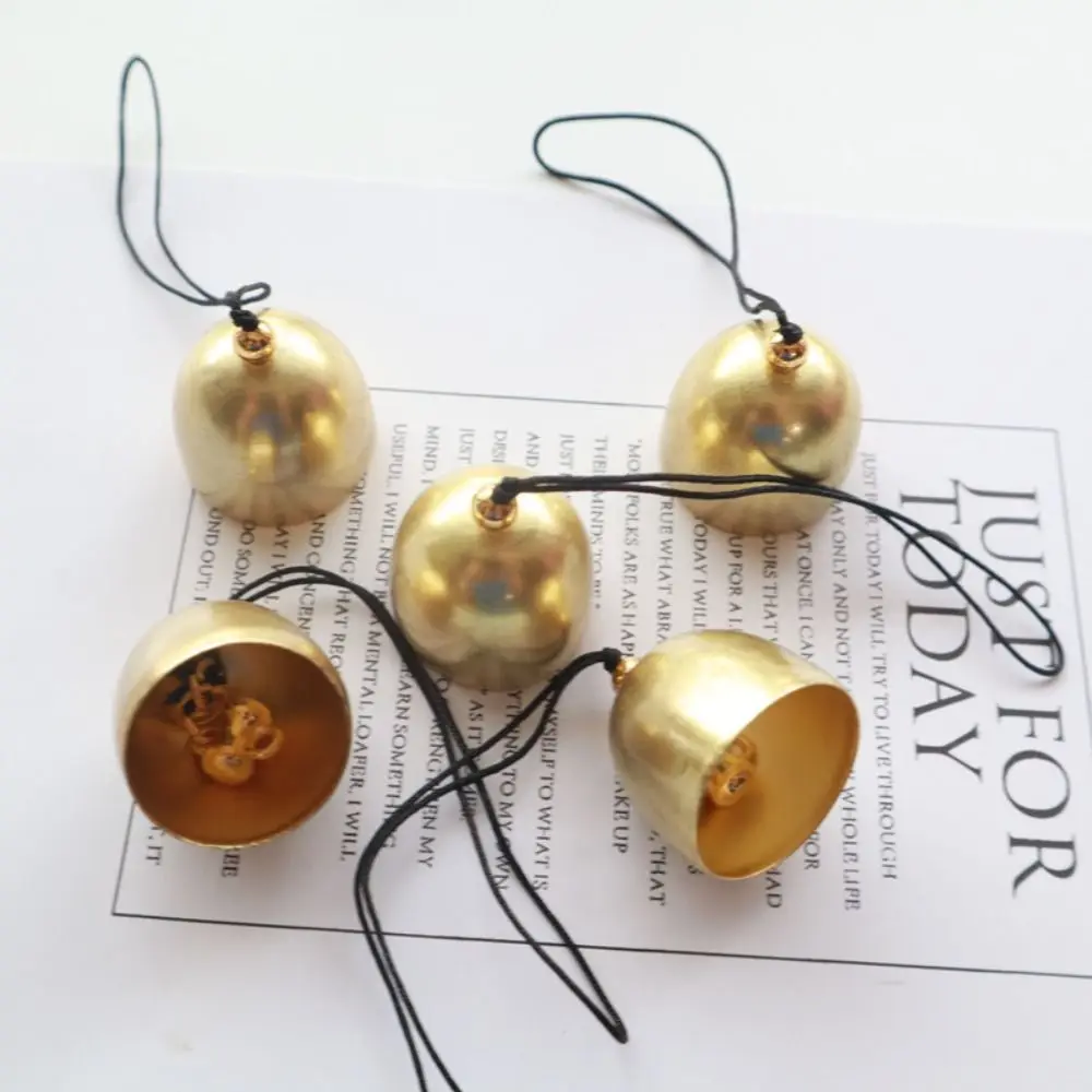 Pet Pendant Metal Brass Bells Loud Clear Sound Christmas Door Bell Thickened Mini Wind Chime Christmas Tree