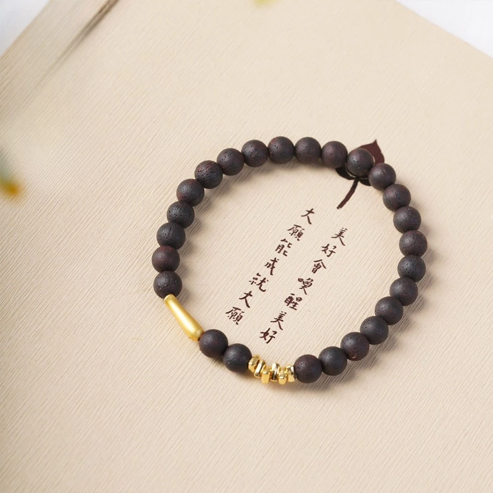 

Natural ethnictruefragrance designsinglecirclebeadbracelet chain men's and women's high-end cultural play Buddha beads exquisite