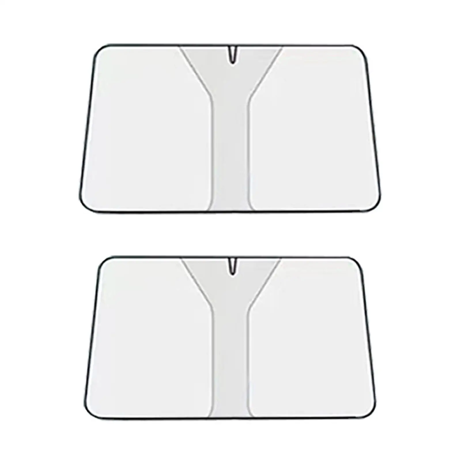Auto Windschutzscheibe Sonnenschutz Kühlen Halten Auto Zubehör Auto Sonnenschirm Doppel Kreis Windschutzscheibe Abdeckung Wärmedämmung Auto Schatten