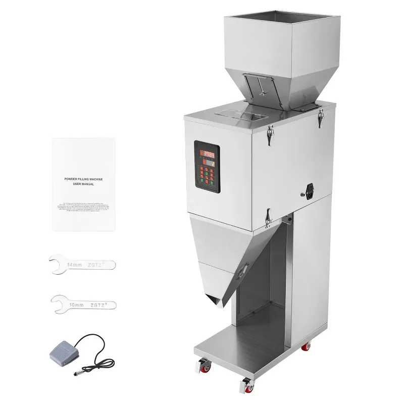 20-3000g/20-5000g Machine de remplissage  particules avec pédale pied remplisseur