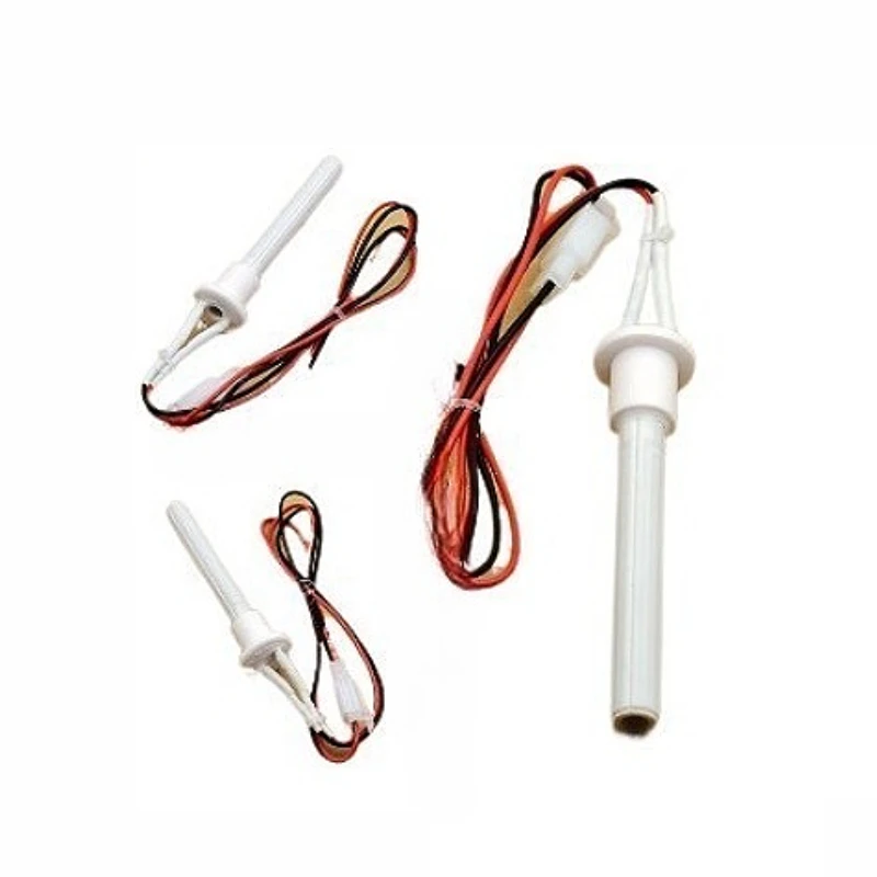 1PCS 110V 300W Ceramic Igniter 11.5x110mm for Pellet Stove Ceramic Heating Tubespark Plug Block/Through White