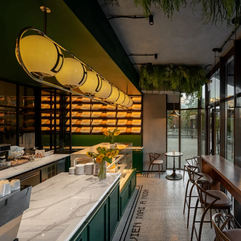 custom.Fashion Bakery Display Cabinet Design Customized Bread Glass Wooden Marble Bakery Showcase Counter Shop Display