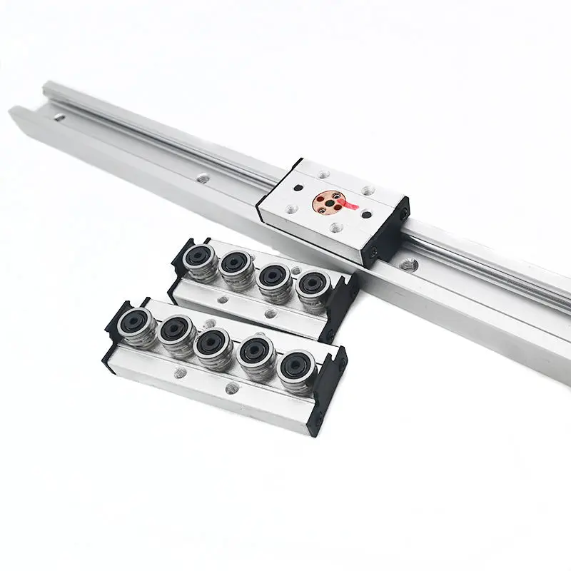 The length of 1/2 PCS built-in dual-axis linear guide SGR20 is 150-1150mm + roller slider SGB20-3/4/5 wheel + locking series