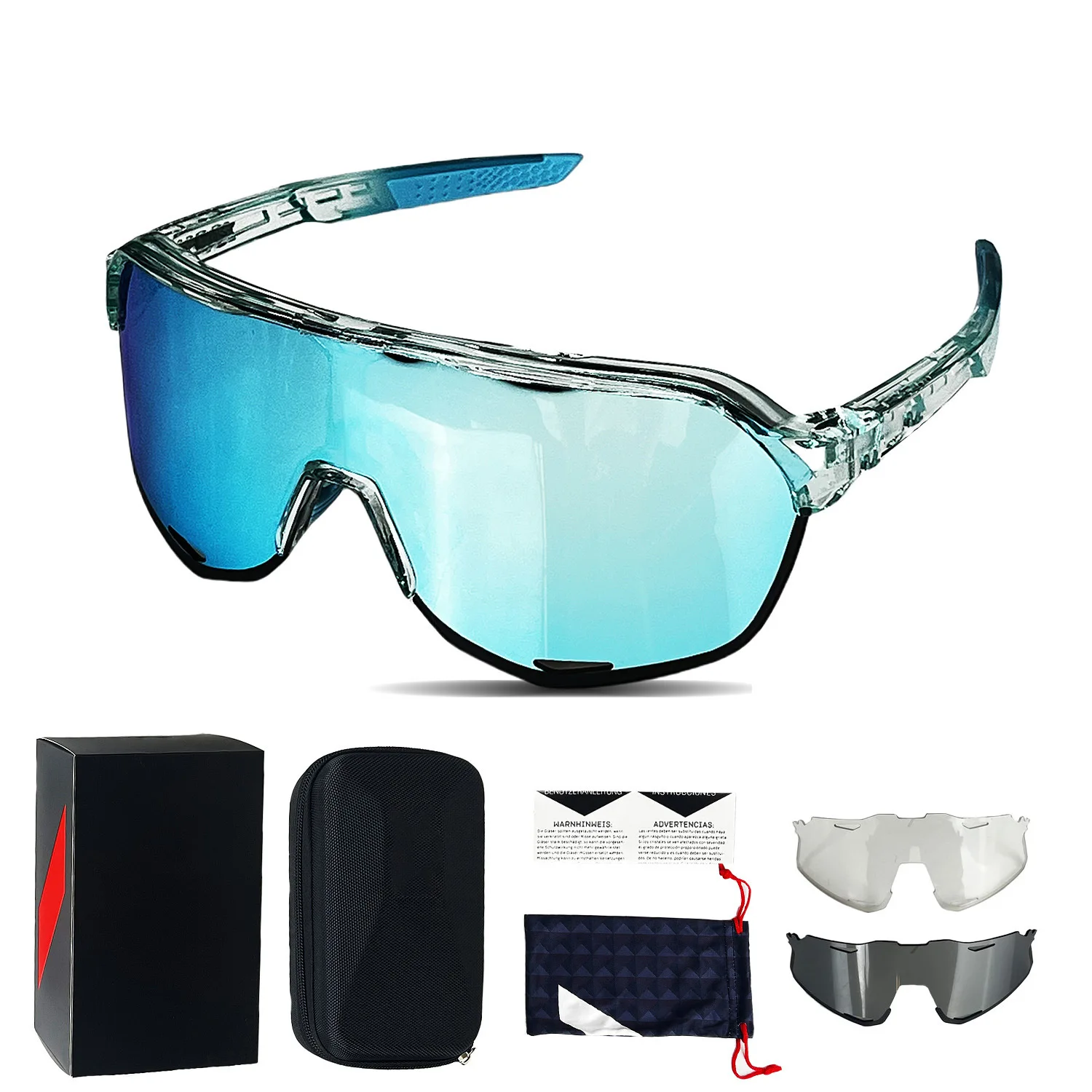 

2025 Unisex Sports Sunglasses - UV400 Protection, Windproof & Anti-Scratch for Cycling, Running, Hiking, Lightweight TR90 Frame