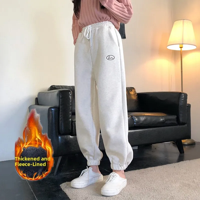 

Ey, облегающие повседневные спортивные брюки с высокой талией, женские свободные осенне-зимние модные длинные брюки из полиэфирного волокна 00%