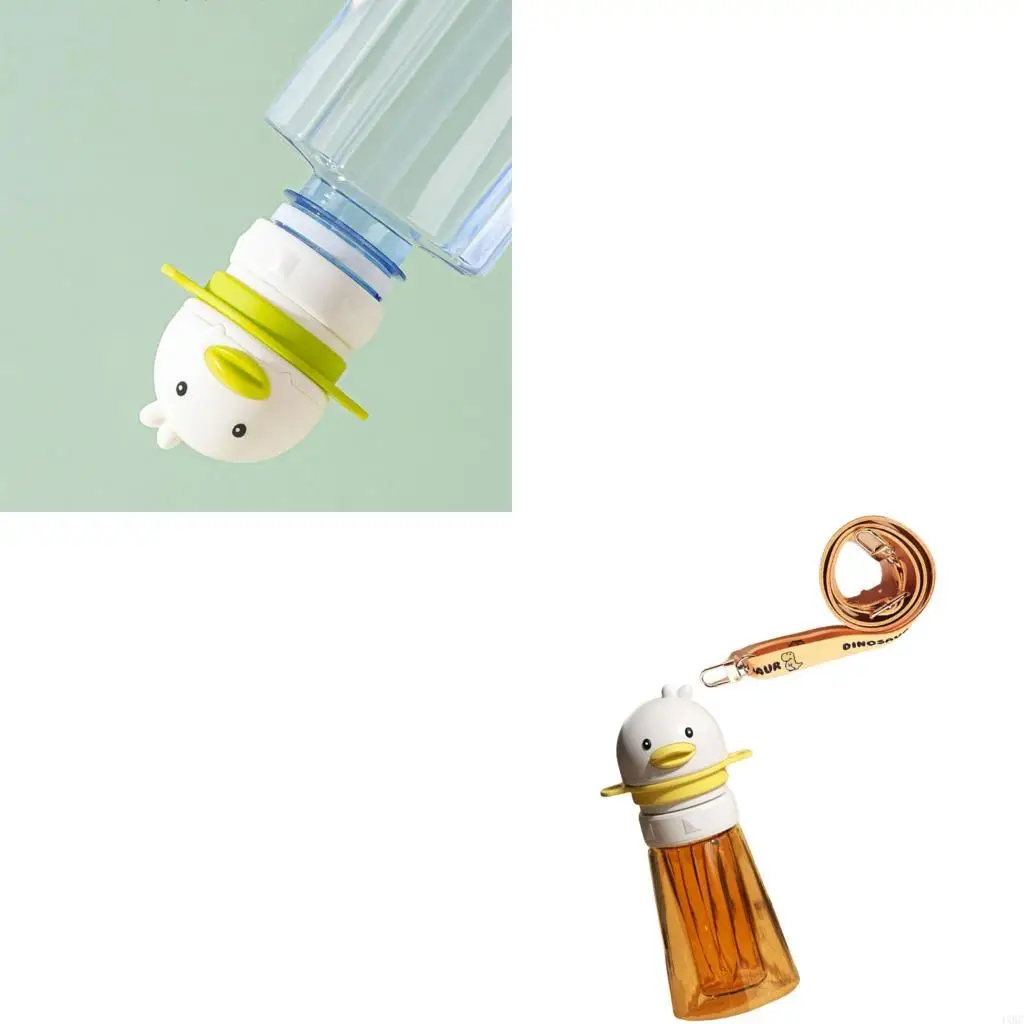 

Spill Proof Silicone Straw Baby Water Lid for Toddler and Kids 4XBC